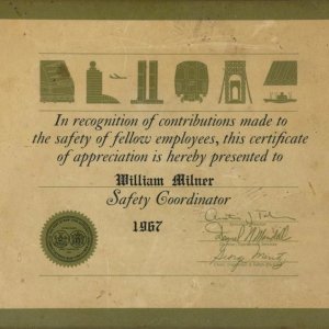 Media 'safety award.jpg' in category 'Historical and Ceremonial'